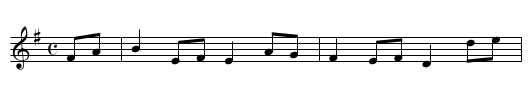 To Daunton Me - staff notation