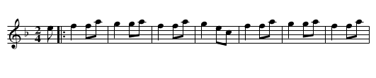 To halling i form etter Thorvald Trondsgård - staff notation