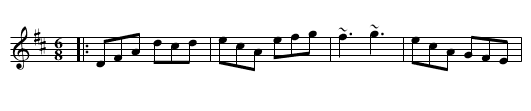 Tobin's Favorite - staff notation