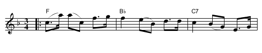 Tobogubben Hambopolska - staff notation