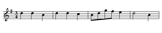 Toczylo sie biale po stole jabluszko - staff notation