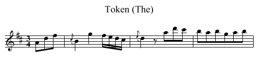 Token (The) - staff notation
