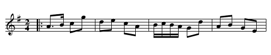Tolka Polka, The - staff notation