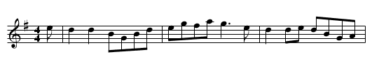 Tom Ban's - staff notation