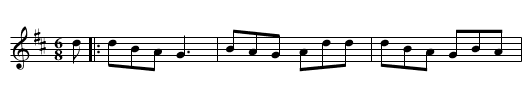Tom Billy Murphy's - staff notation