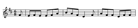 Tom Billy's Jig - staff notation