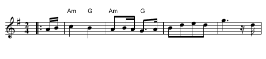 Tom Billy's (Polka) [1] - staff notation