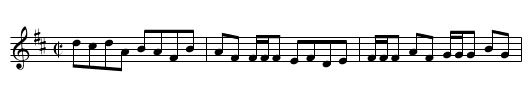Tom Billy's Reel - staff notation