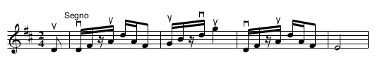 Tom Brigg's -- Jig - staff notation