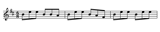 Tom Busby's - staff notation