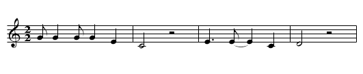 Tom Cat Blues - staff notation