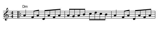 Tom Doherty's - staff notation