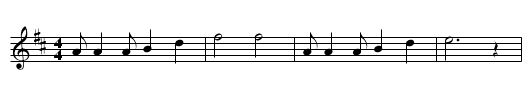 Tom Dooley (2) - staff notation
