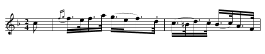Tom Douglas - staff notation