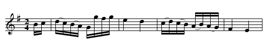 Tom Fowler's Hornpipe. JaW.124 - staff notation