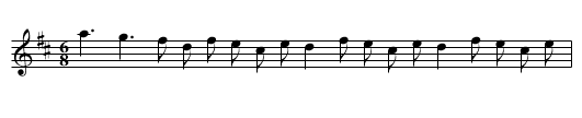 Tom Jones - staff notation