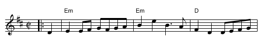 Tom McVicars Reel - staff notation