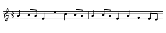 TOM MELLIN'S HORNPIPE - staff notation