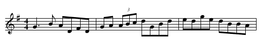 Tom Morrison's Reel - staff notation