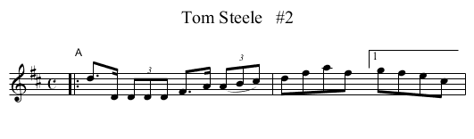 Tom Steele   #2 - staff notation