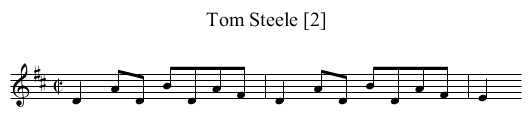 Tom Steele [2] - staff notation