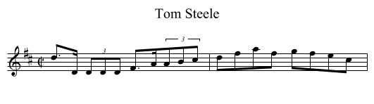 Tom Steele - staff notation