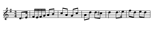 Tom Sullivan's - staff notation