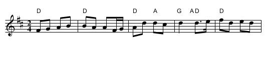 Tom Sullivan's - staff notation