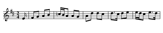 Tom Sullivan's - staff notation