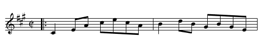 TOM THUMB - staff notation