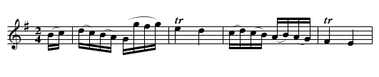 Tom Tullus's Hornpipe. - staff notation
