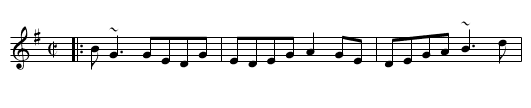 Tom Ward's Downfall - staff notation