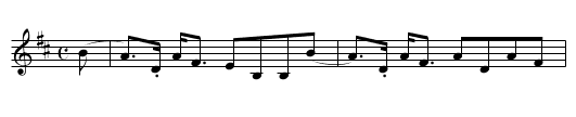 Tombreakachie's Strathspey - staff notation