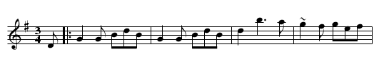 Tommy Bhetty's Waltz - staff notation