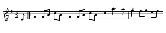 Tommy Bhetty's Waltz - staff notation