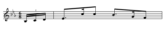 Tommy Come Tickle Me - staff notation