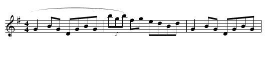 Tommy Meara's - staff notation