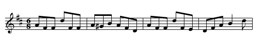 Tommy Peoples' B - staff notation