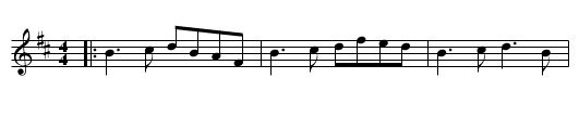 Tommy Peoples' Gan Aimn - staff notation
