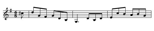Tommy Peoples' Jig - staff notation