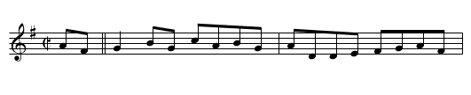 Tommy Peoples' Reel - staff notation