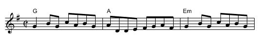 Tommy People's (The Milkmaid) - staff notation