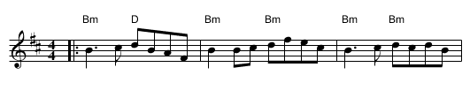 Tommy People's - staff notation