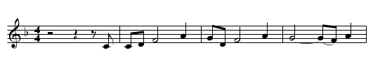 Tommy's Gone to Hilo - staff notation