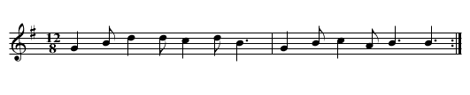 Ton Simpl Gavotte #1 (Suite 1) - staff notation