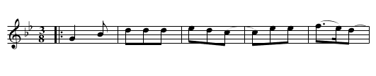 Tonada (CT 113) - staff notation
