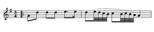 Tonada (CT 297) - staff notation