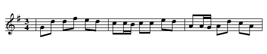 Tonada (CT 311) - staff notation