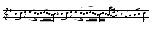 Tonada (CT 318) - staff notation