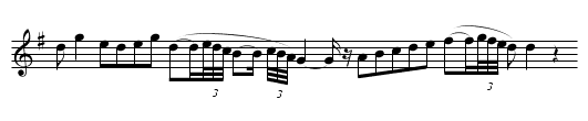 Tonada (CT 319) - staff notation